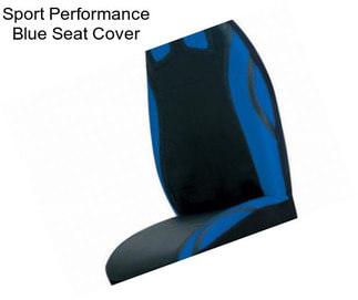 Sport Performance Blue Seat Cover