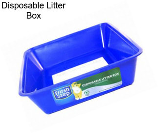 Disposable Litter Box