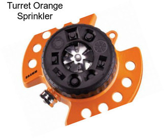 Turret Orange Sprinkler