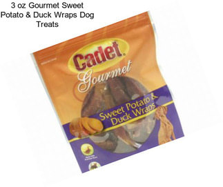 3 oz Gourmet Sweet Potato & Duck Wraps Dog Treats