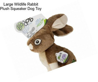 Large Wildlife Rabbit Plush Squeaker Dog Toy