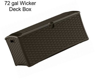 72 gal Wicker Deck Box