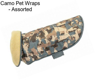 Camo Pet Wraps - Assorted