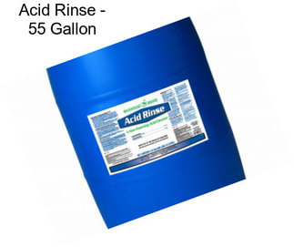 Acid Rinse - 55 Gallon