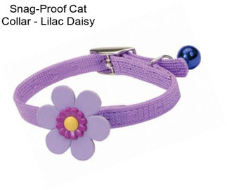 Snag-Proof Cat Collar - Lilac Daisy