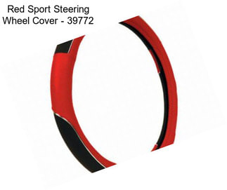 Red Sport Steering Wheel Cover - 39772