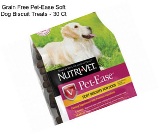 Grain Free Pet-Ease Soft Dog Biscuit Treats - 30 Ct
