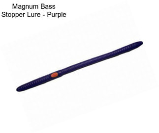 Magnum Bass Stopper Lure - Purple
