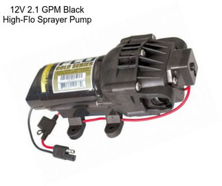 12V 2.1 GPM Black High-Flo Sprayer Pump