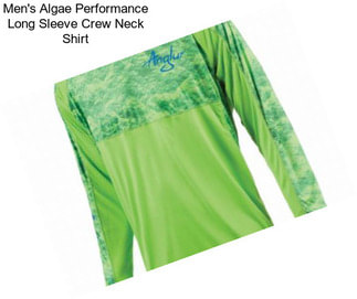 Men\'s Algae Performance Long Sleeve Crew Neck Shirt