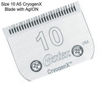 Size 10 A5 CryogenX Blade with AgION