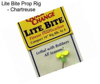 Lite Bite Prop Rig - Chartreuse