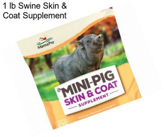 1 lb Swine Skin & Coat Supplement