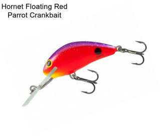 Hornet Floating Red Parrot Crankbait