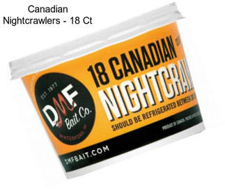 Canadian Nightcrawlers - 18 Ct
