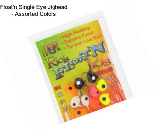 Float\'n Single Eye Jighead - Assorted Colors