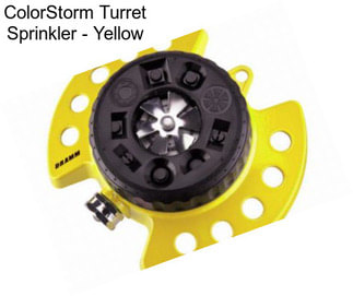 ColorStorm Turret Sprinkler - Yellow