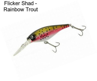 Flicker Shad - Rainbow Trout