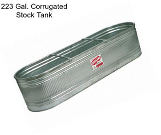 223 Gal. Corrugated Stock Tank