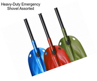 Heavy-Duty Emergency Shovel Assorted