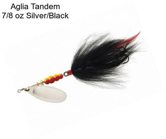 Aglia Tandem 7/8 oz Silver/Black