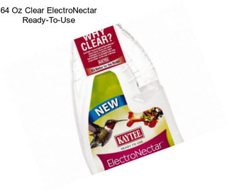 64 Oz Clear ElectroNectar Ready-To-Use