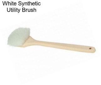 White Synthetic Utility Brush