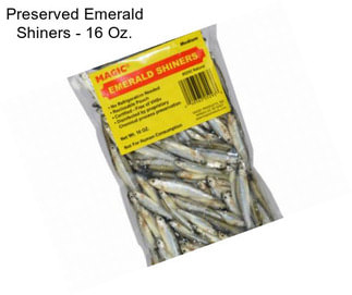 Preserved Emerald Shiners - 16 Oz.