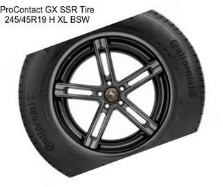 ProContact GX SSR Tire 245/45R19 H XL BSW