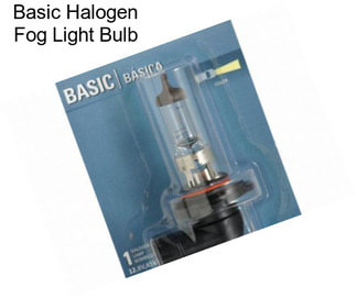 Basic Halogen Fog Light Bulb