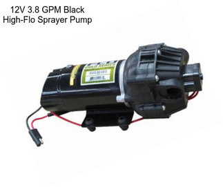 12V 3.8 GPM Black High-Flo Sprayer Pump