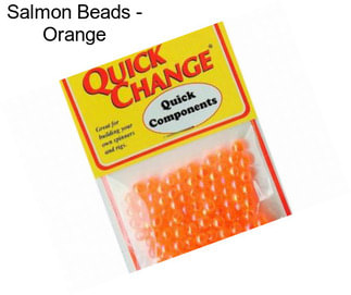 Salmon Beads - Orange