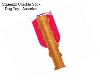 Squeezz Crackle Stick Dog Toy - Assorted