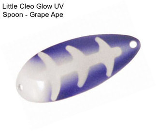 Little Cleo Glow UV Spoon - Grape Ape