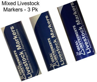 Mixed Livestock Markers - 3 Pk