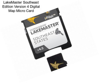 LakeMaster Southeast Edition Version 4 Digital Map Micro Card