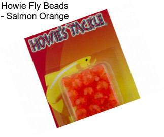 Howie Fly Beads - Salmon Orange