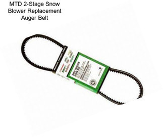 MTD 2-Stage Snow Blower Replacement Auger Belt