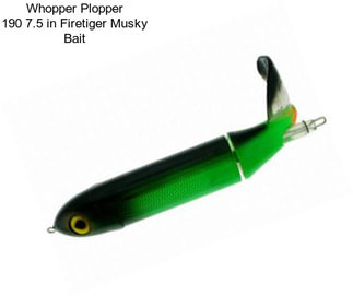 Whopper Plopper 190 7.5 in Firetiger Musky Bait