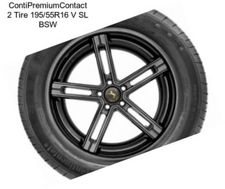 ContiPremiumContact 2 Tire 195/55R16 V SL BSW