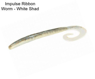 Impulse Ribbon Worm - White Shad