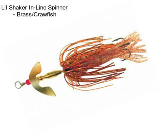 Lil Shaker In-Line Spinner - Brass/Crawfish