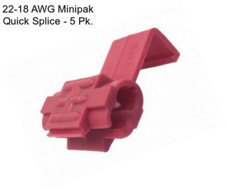 22-18 AWG Minipak Quick Splice - 5 Pk.