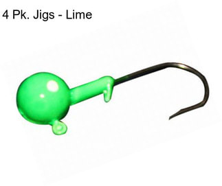4 Pk. Jigs - Lime