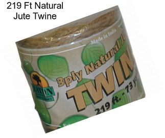 219 Ft Natural Jute Twine