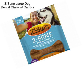 Z-Bone Large Dog Dental Chew w/ Carrots