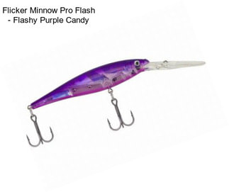 Flicker Minnow Pro Flash - Flashy Purple Candy