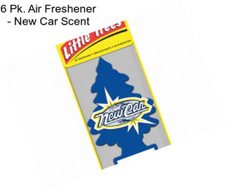 6 Pk. Air Freshener - New Car Scent
