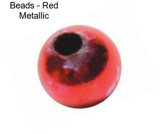 Beads - Red Metallic