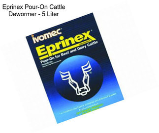 Eprinex Pour-On Cattle Dewormer - 5 Liter